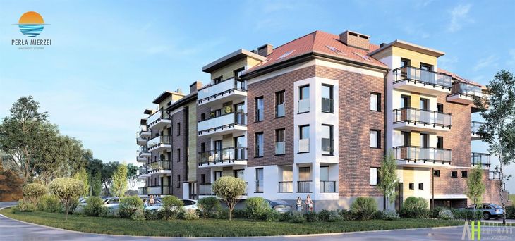 Perła Mierzei powstaje przy jednej z głównych ulic Sztutowa – ulicy Zalewowej, skąd prostą drogą trafimy na główną, strzeżoną plażę z lokalami gastronomicznymi. 